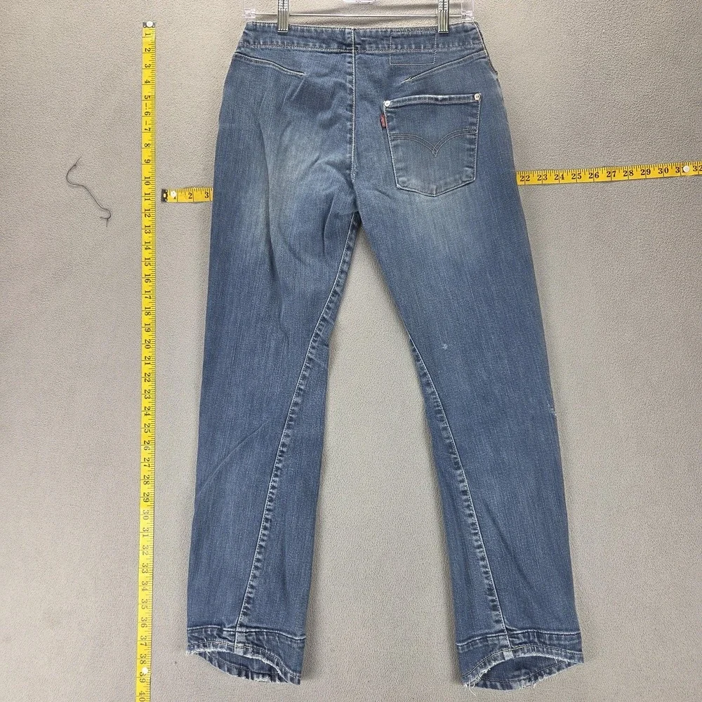 Vintage Levis Engineered Jeans Mens Blue Twisted One Pocket Zip Fly Fits 28x29